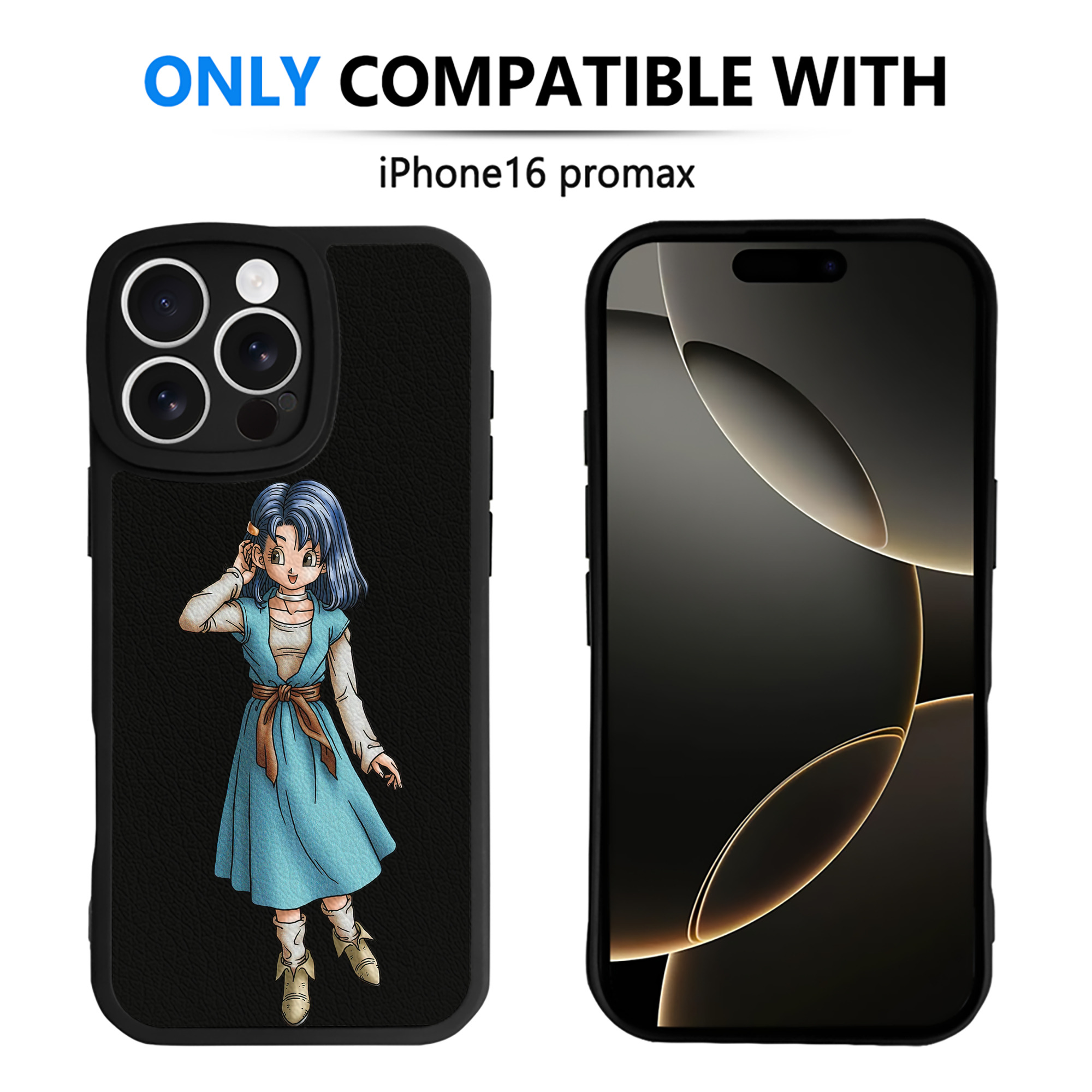 （画像用） ドラゴンクエスト Doragon Kuesuto Dragon Quest 【iPhone 16シリーズ対応】シリコンスマホケース（レザー調） 材質：シリコン